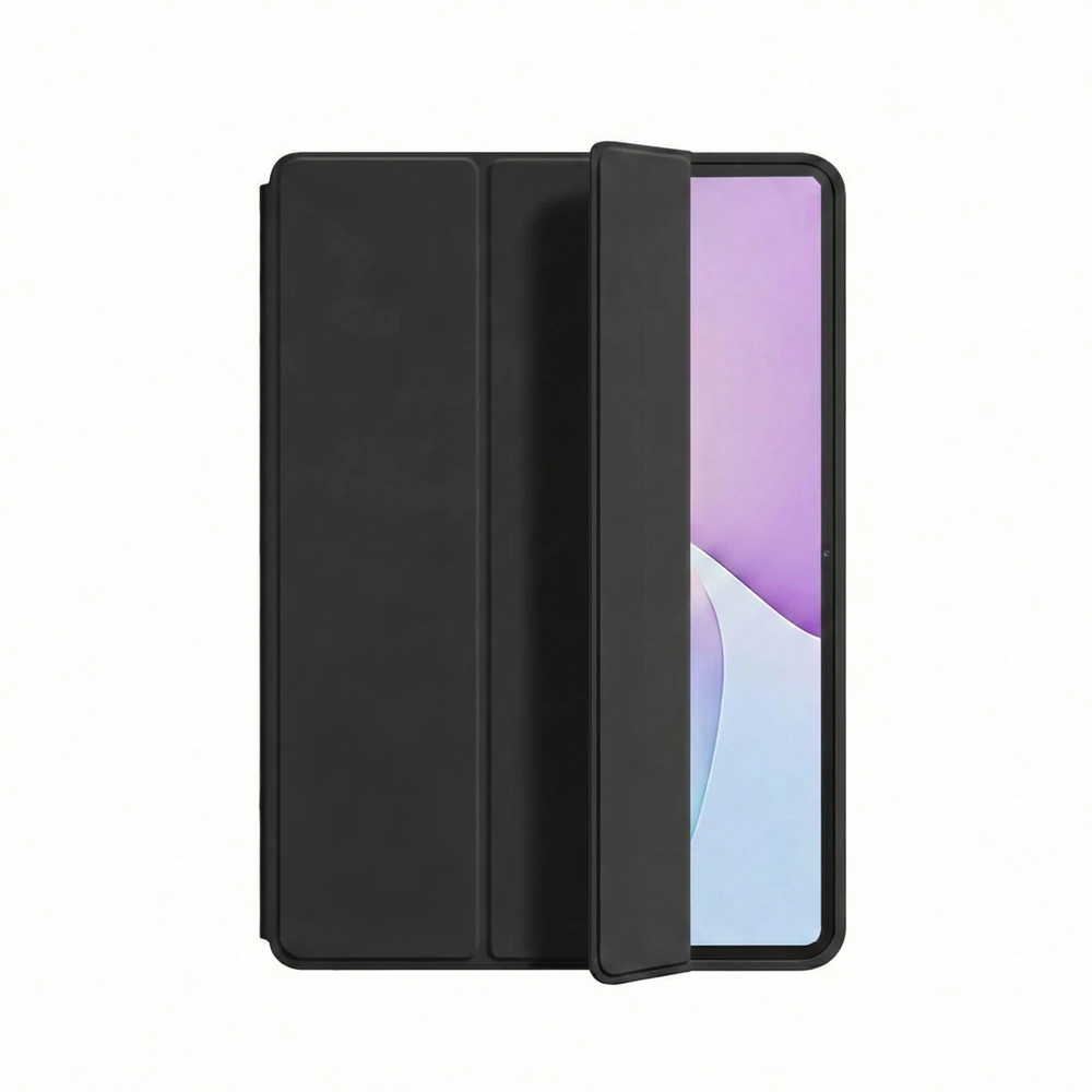 Planšetinio kompiuterio dėklas Strado-Tech Smart, skirtas Huawei MatePad Air 11 2023 / MatePad 11.5 S 2024 2025 su dangteliu / Huawei MatePad Air 11.5 2024, juodas – apsauginis