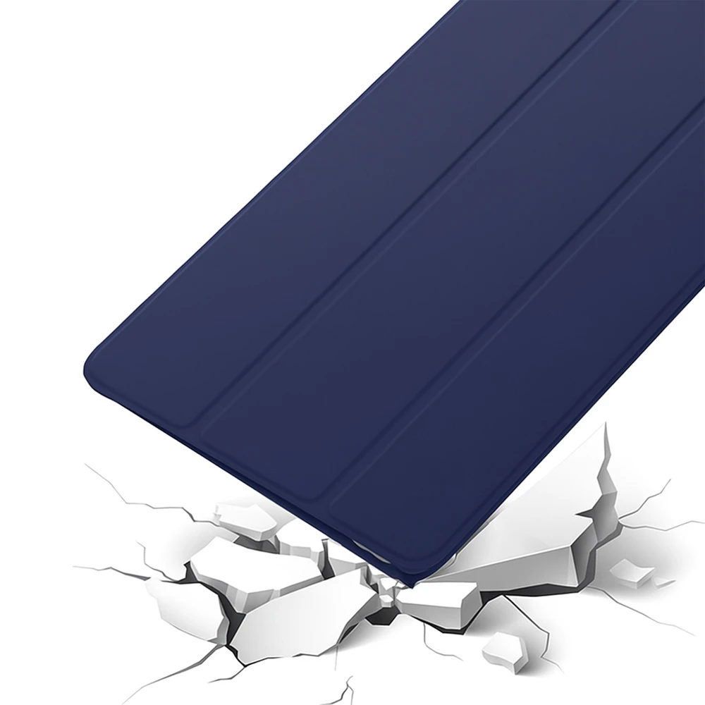Planšetinio kompiuterio dėklas Strado-Tech Smart skirtas Lenovo Idea Tab Pro / Pro MT 2025, tamsiai raudonas – apsauginis su stovu, prieiga prie prievadų ir mygtukų