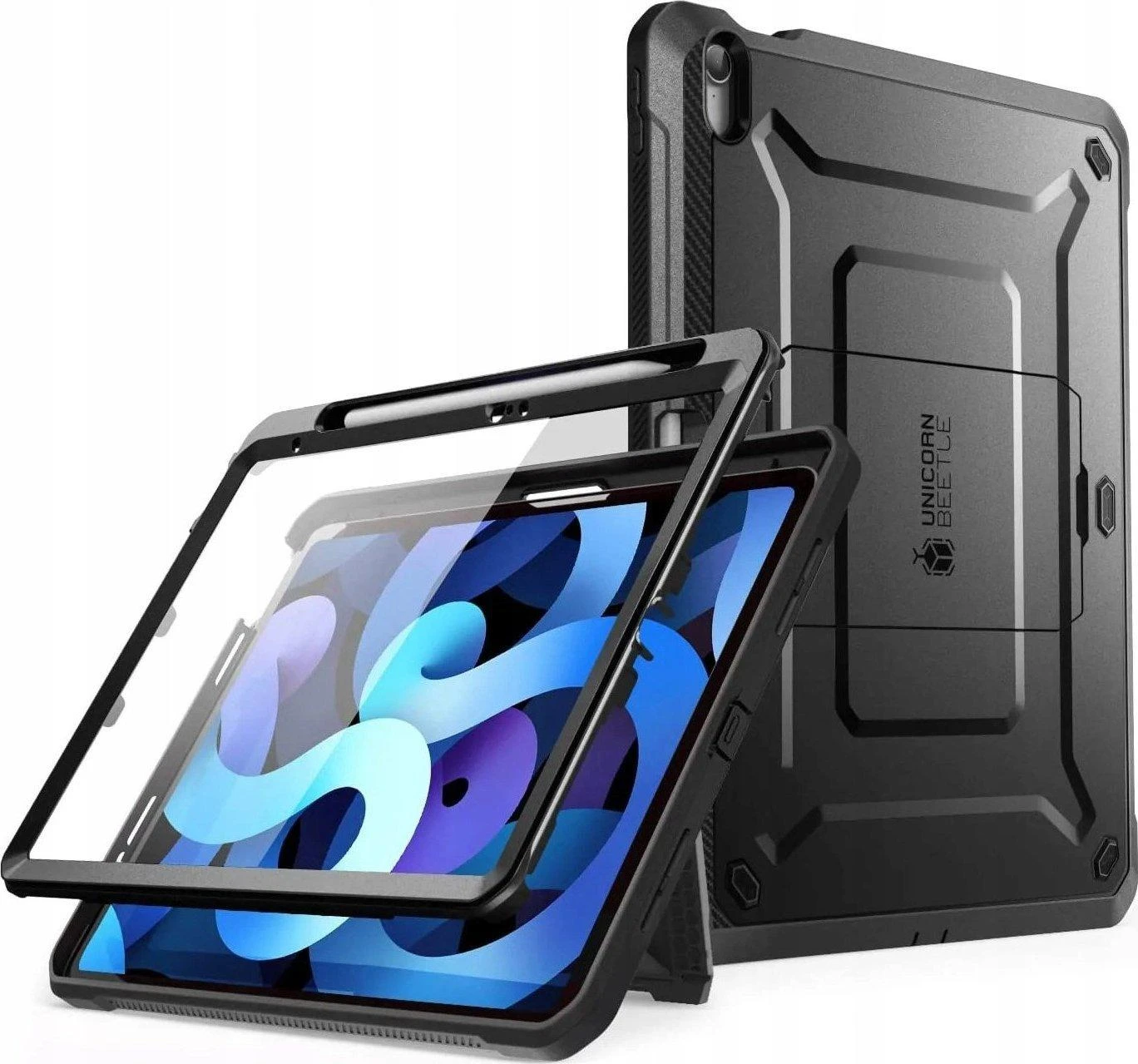 Supcase Unicorn Beetle Pro Apple iPad 10.9'' 2022 dėklas – juodos spalvos