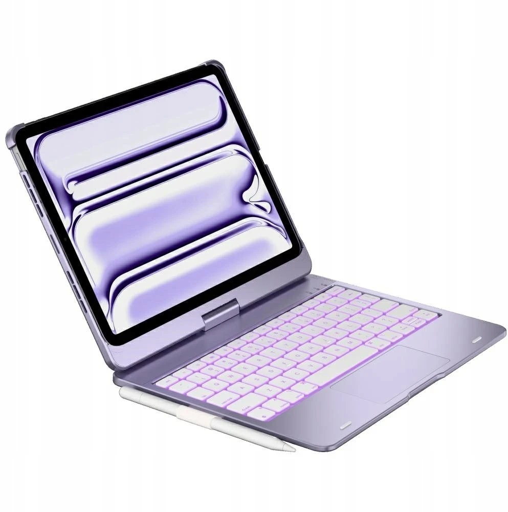 „Typecase Flexbook Touch“ dėklas, skirtas „iPad Air 11“ (M2 2024 / M3 2025 / M4 2026), šviesiai violetinis