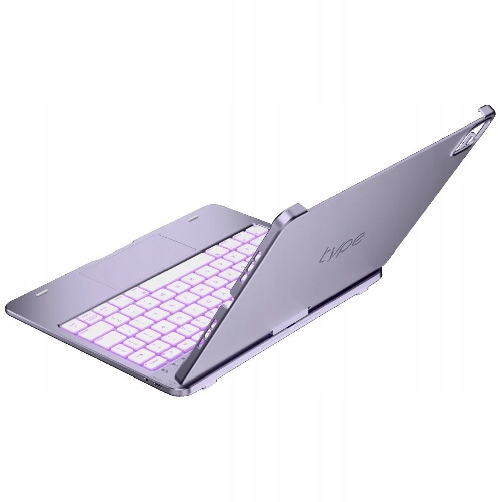 „Typecase Flexbook Touch“ dėklas, skirtas „iPad Air 11“ (M2 2024 / M3 2025 / M4 2026), šviesiai violetinis