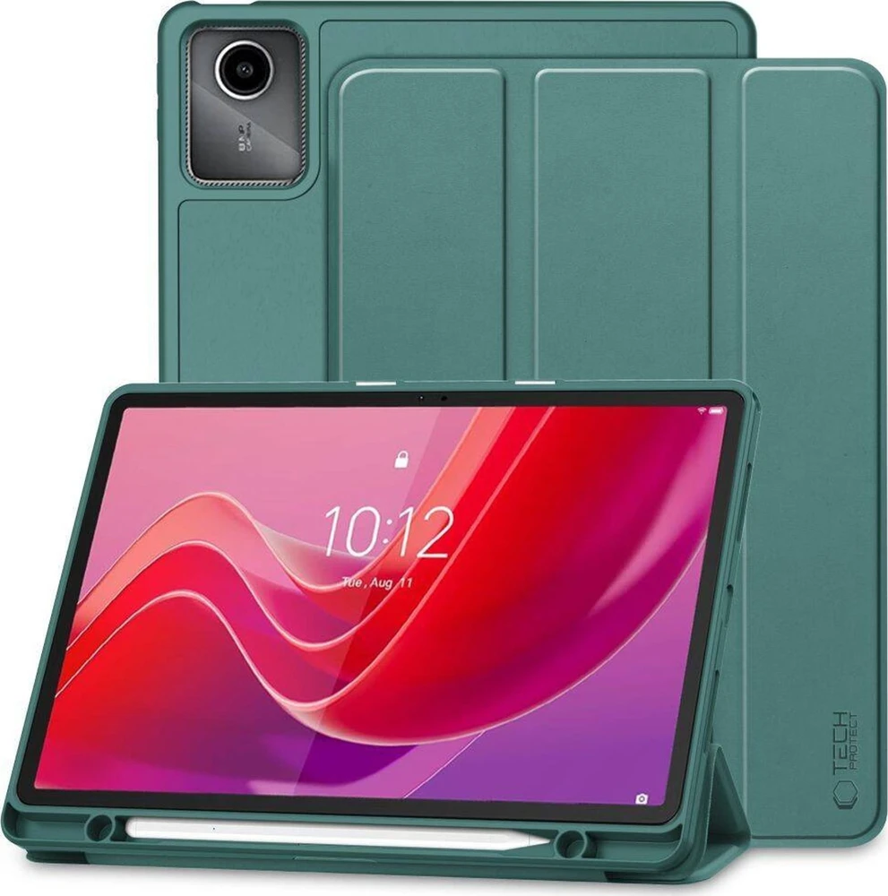 Dėklas Lenovo Tab M11 Tech-Protect SC Pen žalios spalvos