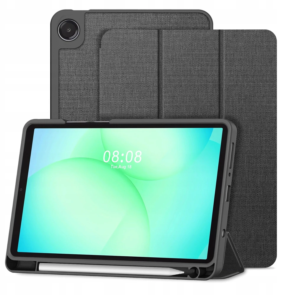 „Tech-Protect SC PEN Canvas“ dėklas, skirtas „Galaxy TAB A9+ / A11+ PLUS 11.0 X210 / X215 / X216 / X230 / X235 / X236“ planšetiniams kompiuteriams, pilkas