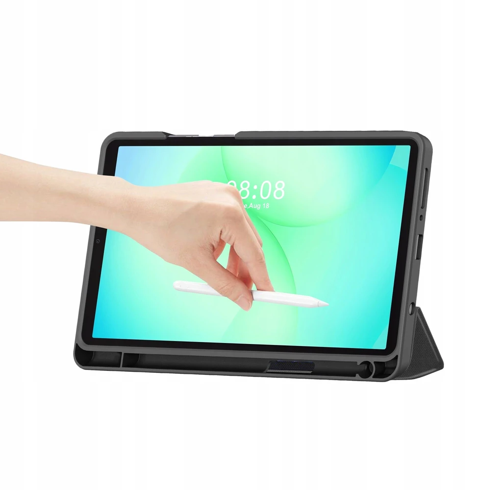 „Tech-Protect SC PEN Canvas“ dėklas, skirtas „Galaxy TAB A9+ / A11+ PLUS 11.0 X210 / X215 / X216 / X230 / X235 / X236“ planšetiniams kompiuteriams, pilkas