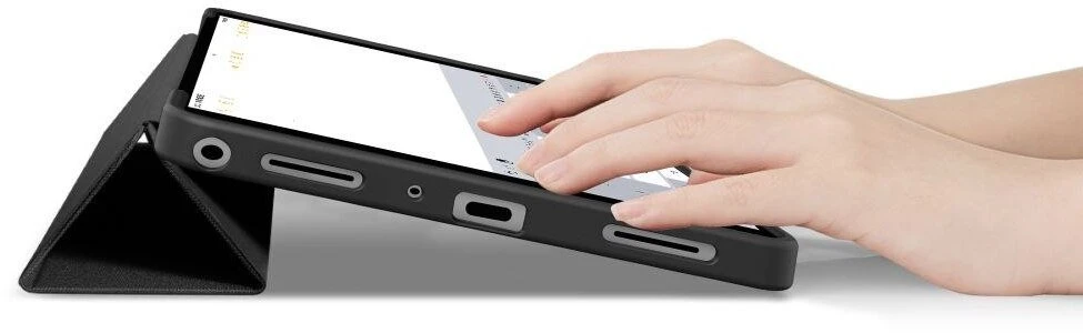Tech Protect TechProtect Smartdėklas skirtas Samsung Galaxy Tab A9+ / A11+ Plus 11.0 X210 / X215 / X216 / X230 / X235 / X236 – juodos spalvos