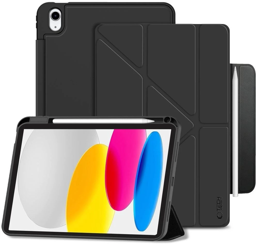Tech-Protect SC PEN Origami Apple iPad 10.9” 10 / 2022 / 11” 11 2025 juodos spalvos