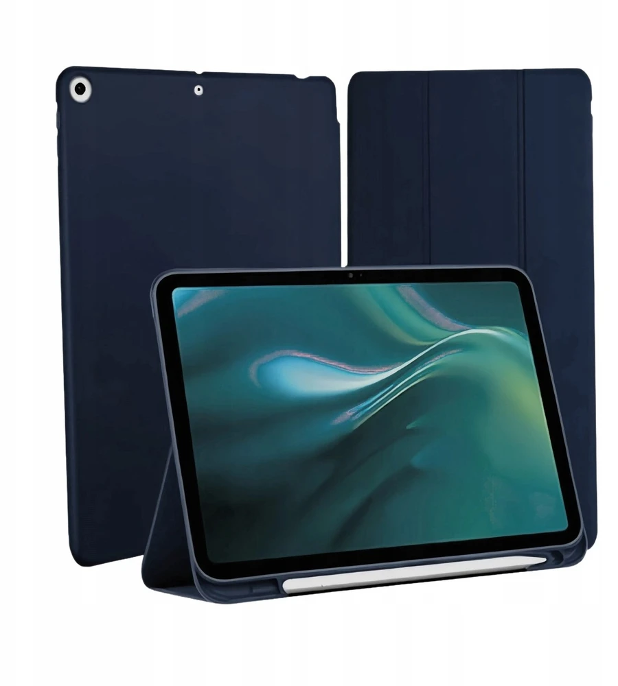 Telforceone Etteri dėklas, skirtas Apple iPad 7 2019 / 8 2020 / 9 2021 10,2 colio, tamsiai mėlynas