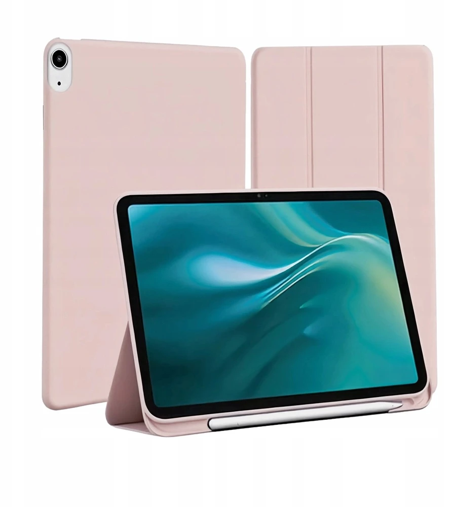 Telforceone Etteri dėklas, skirtas Apple iPad Air 4 2020 / 5 2022 10,9" / 6 2024 / 7 2025 / 8 2026 11" šviesiai rožinis