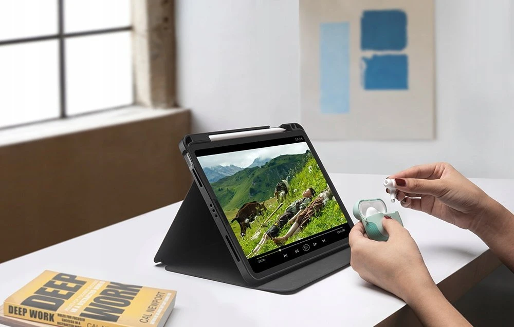 Case for iPad 10.9" tomtoc inspire-B50 Tri-mode (juodas)