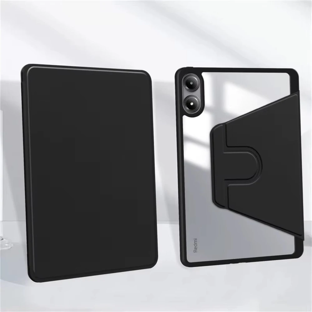 Planšetinio kompiuterio dėklas Uniq 360 pasukamas Premium Redmi Pad Pro 12.1 2024 / Poco Pad 12.1 Juodas