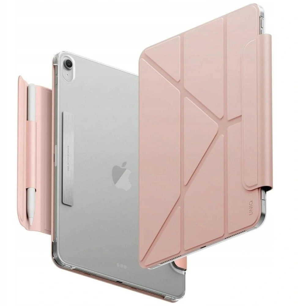 Dėklas UNIQ Camden Lite skirtas iPad 11″ A16 (2025) / iPad 10.9″ 10 gen. (2022), rožinės spalvos