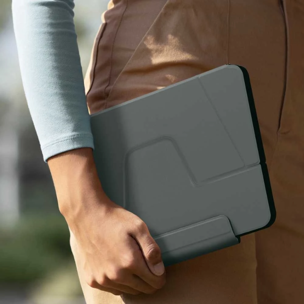 UNIQ Ryze 360 Dėklas skirtas Apple iPad Air 13″ (2024) chalk pilkos spalvos