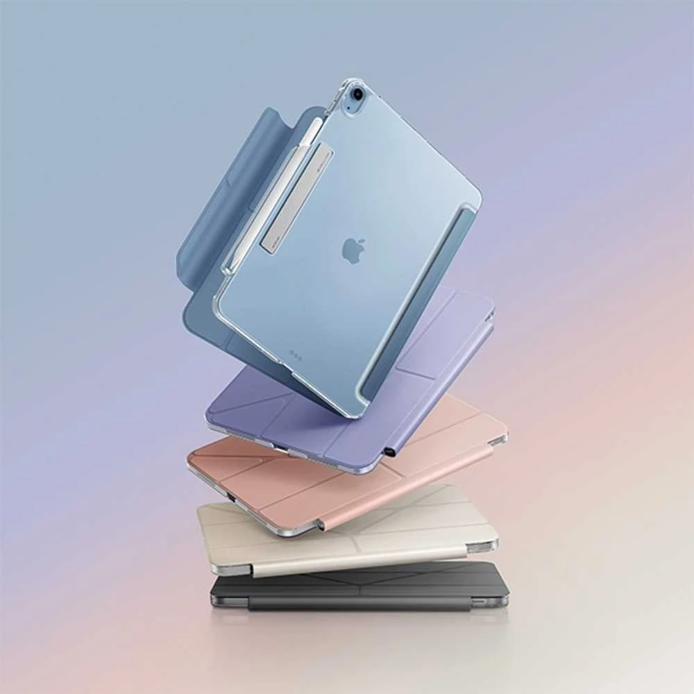 UNIQ Camden Click Apple iPad Air 11″ (2024) Dėklas rožinės spalvos/blush rožinės spalvos