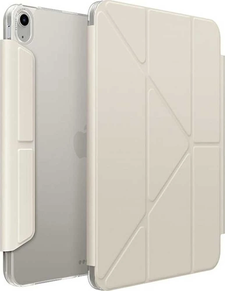 UNIQ Camden Click Apple iPad Air 13" (2024) dėklas smėlio/dramblio kaulo spalvos