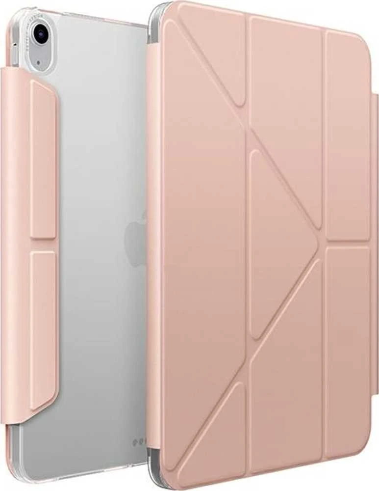 UNIQ Camden Click Apple iPad Air 13″ (2024) Dėklas rožinės spalvos/blush rožinės spalvos