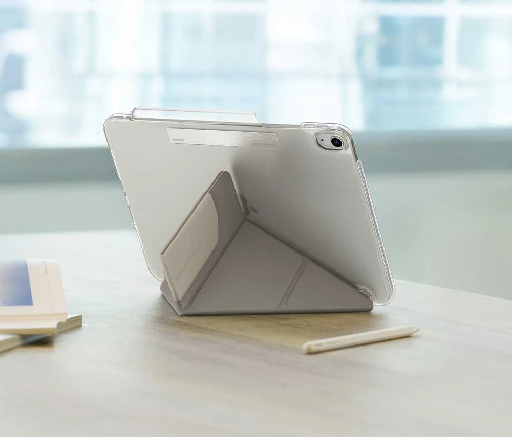 UNIQ Camden Click Apple iPad Air 13″ (2024) Dėklas rožinės spalvos/blush rožinės spalvos