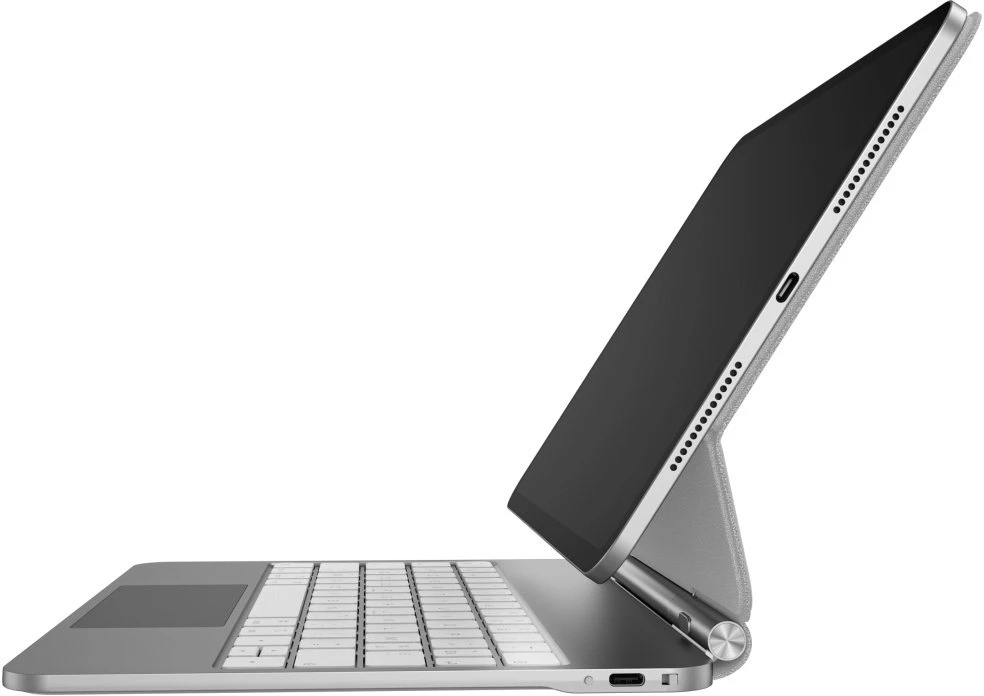 „Uniq Venno Pro“ magnetinis išmanusis dėklas su klaviatūra, skirtas „iPad Air 10.9" (2020/2022) / „Pro 11" (2021/2022) / „Air 11" (2024/2025/2026)“ - Baltas