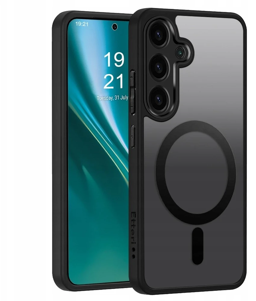 Etteri Matt Mag dėklas, skirtas Samsung Galaxy A55 5G, juodas