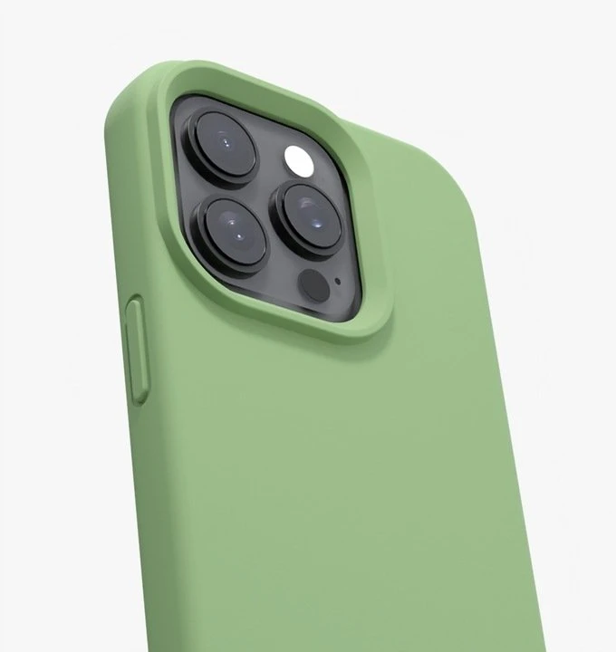 Dėklas Telforceone Etteri Silicone Mag Apple iPhone 12 / 12 Pro 6,1" šviesiai žalios spalvos