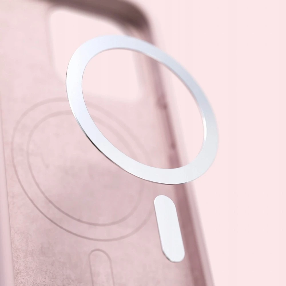 Dėklas Telforceone Etteri Silicone Mag Apple iPhone 16 Pro 6,3" rožinės spalvos