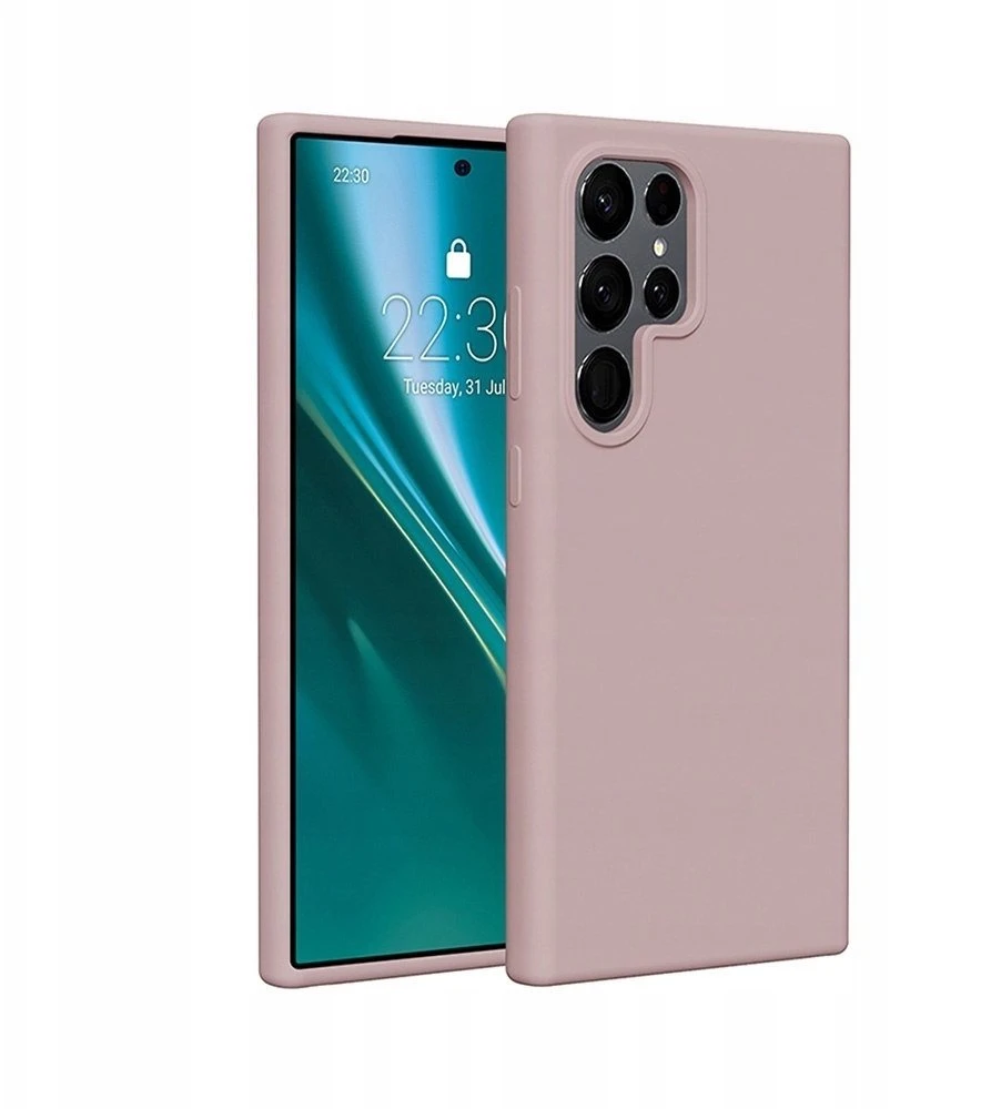 Etteri silikoninis Mag dėklas, skirtas Samsung Galaxy S26 Ultra, šviesiai rožinis