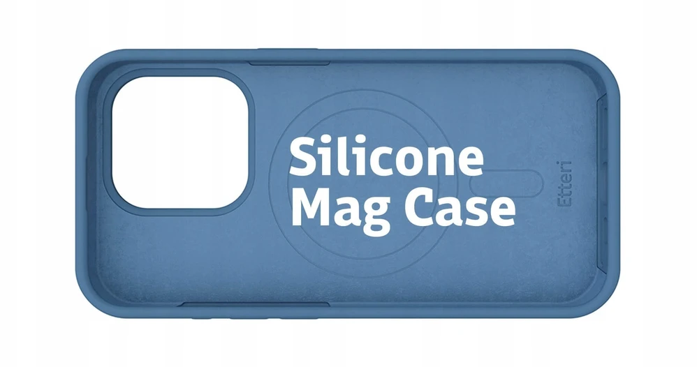 Etteri silikoninis Mag dėklas Samsung Galaxy S26 Ultra tamsiai mėlynas