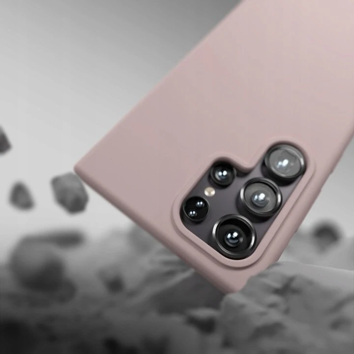 Etteri silikoninis Mag dėklas, skirtas Samsung Galaxy S26 Ultra, šviesiai rožinis