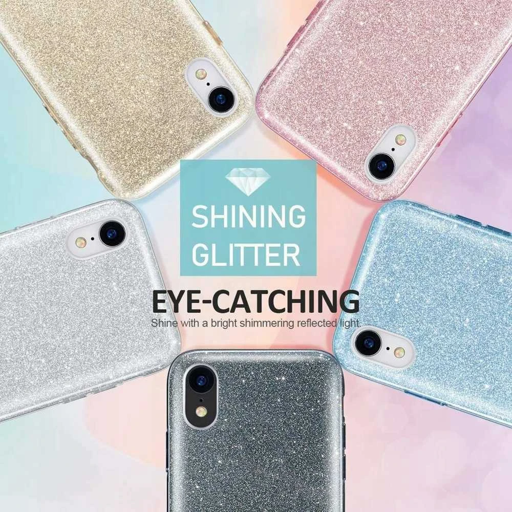 TFO Blizgus 3in1 dėklas, skirtas Samsung Galaxy A56 5G, sidabrinis