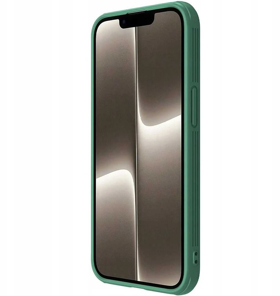 Nillkin CamShield Pro Apple iPhone 16e – dėklas telefonui žalios spalvos