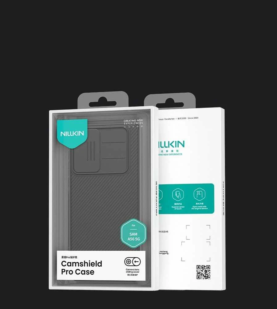 Nillkin CamShield PRO Hard Samsung Galaxy A56 5G dėklas telefonui juodos spalvos