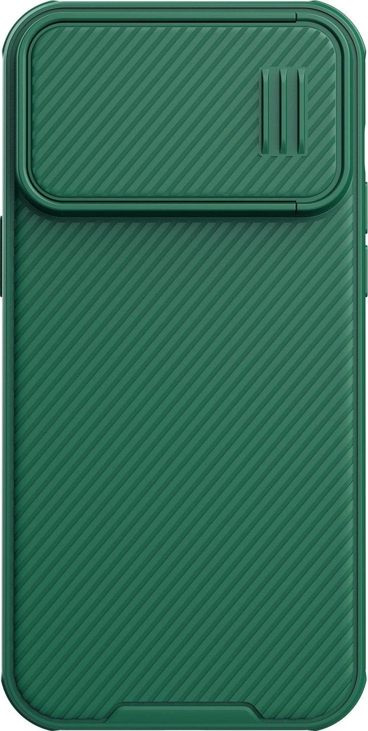 Nillkin CamShield S Apple iPhone 14 Pro Max Armored Camera Protector dėklas telefonui žalios spalvos