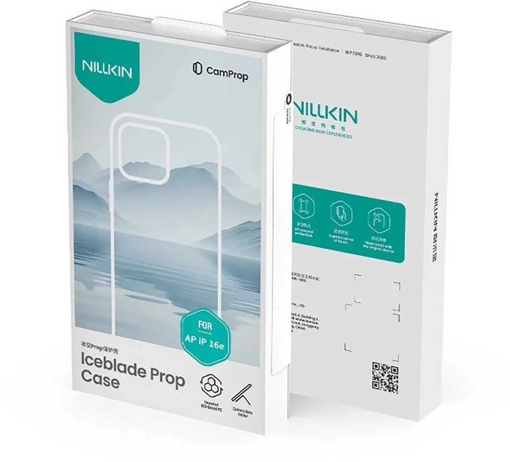 Nillkin Iceblade Prop Magnetic dėklas su Stand skirtas Apple iPhone 16e – žalios spalvos