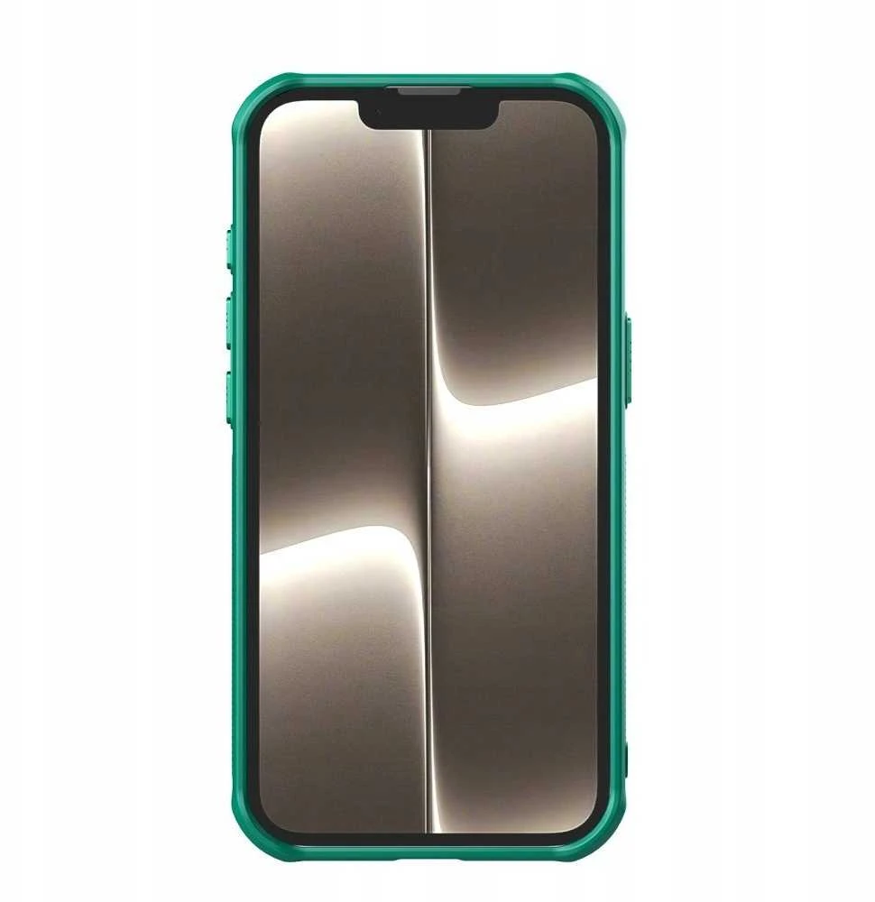Nillkin Iceblade Prop Magnetic dėklas su Camera dėklas and Stand skirtas Apple iPhone 16e – žalios spalvos