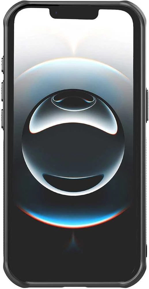 Nillkin Iceblade Prop dėklas su Lens dėklas and Stand skirtas Apple iPhone 16e – juodos spalvos