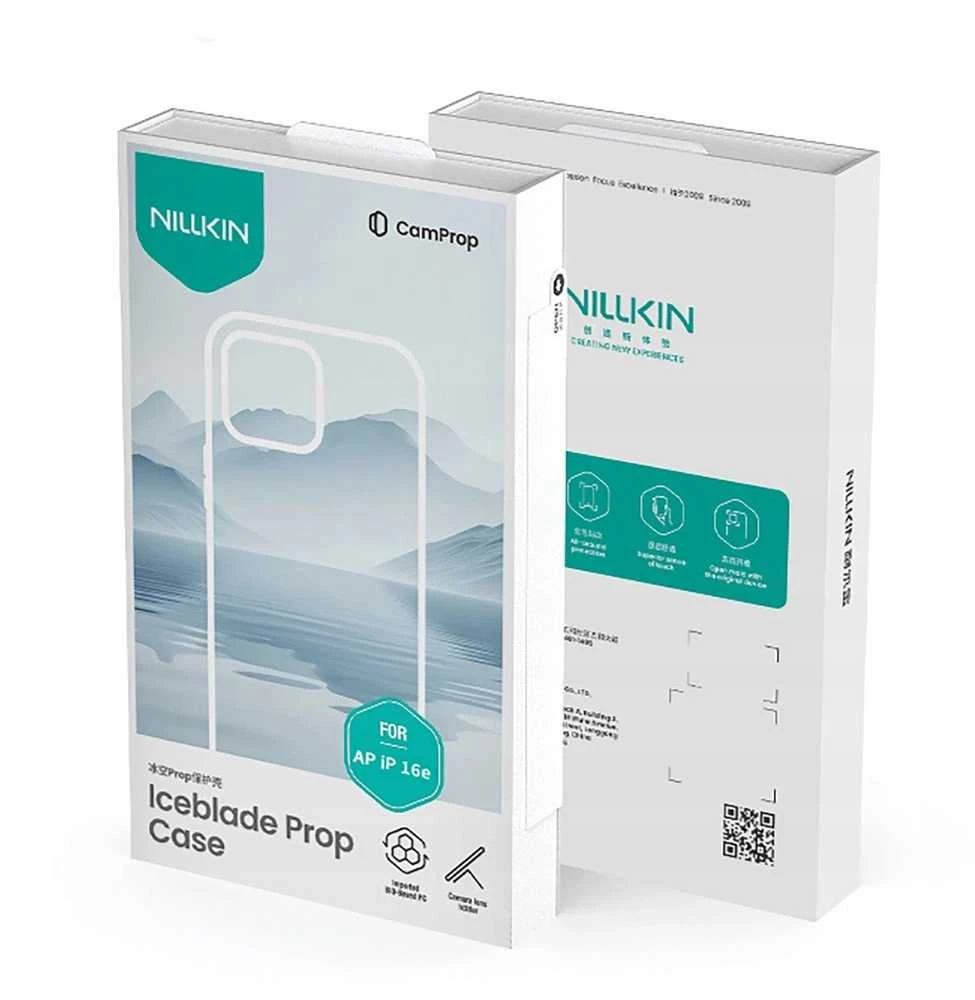 Nillkin Iceblade Prop dėklas su Stand skirtas Apple iPhone 16e – žalios spalvos