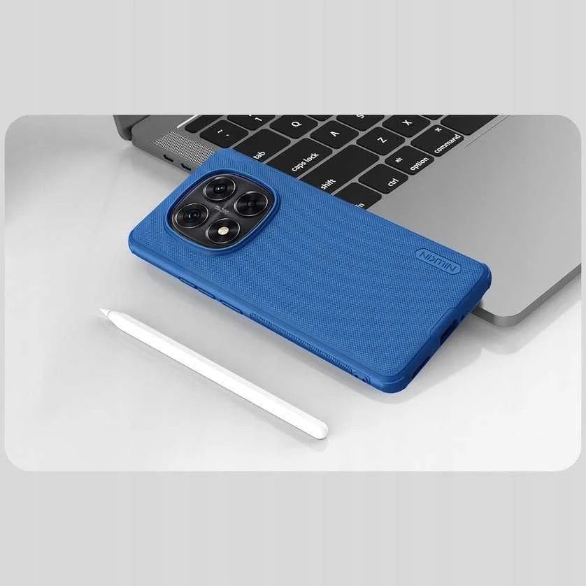Nillkin Super Frosted PRO Back Xiaomi Redmi Note 14 Pro+ 5G dėklas telefonui mėlynos spalvos