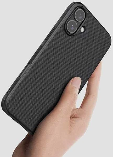 Nillkin Super Frosted PRO Magnetic Back Apple iPhone 16 Plus dėklas telefonui juodos spalvos