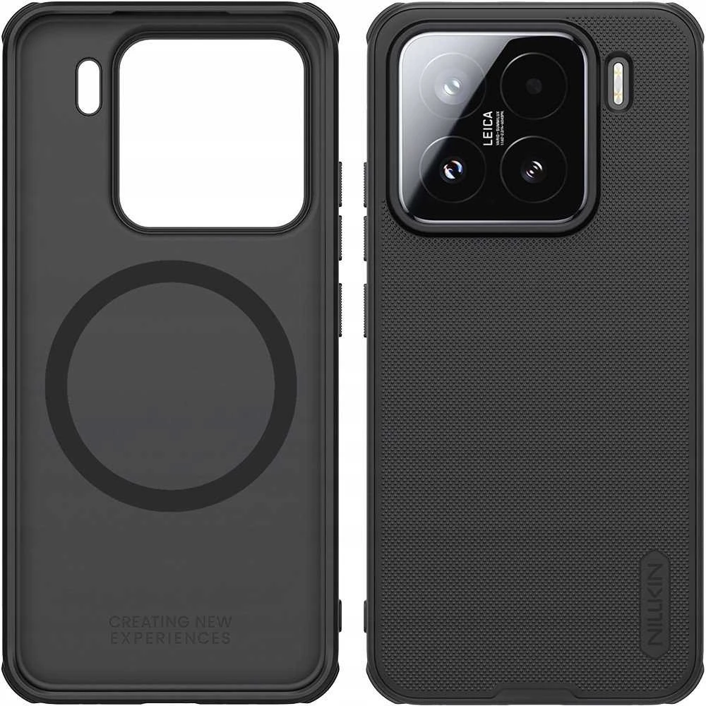 Nillkin Super Frosted PRO Magnetic Back dėklas skirtas Xiaomi 15 juodos spalvos