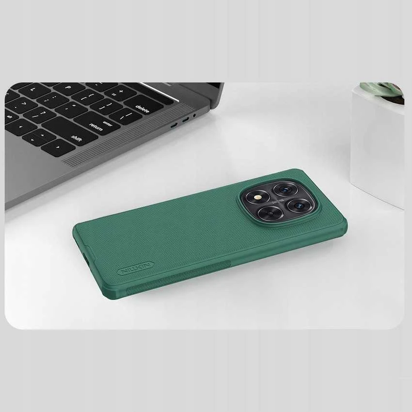 Dėklas NILLKIN SUPER SHIELD PRO XIAOMI REDMI NOTE 14 PRO+ TAMSIAI ŽALIAS