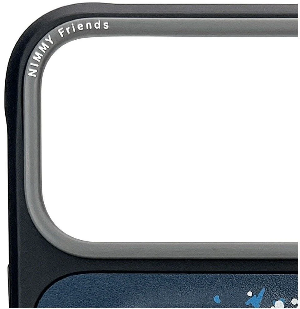 NIMMY dėklas HORSE, suderinamas su MagSafe, skirtas IPHONE 18 Pro/17 Pro, tamsiai mėlynos spalvos