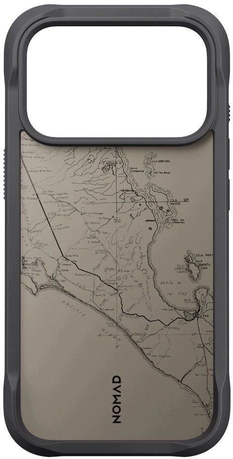Nomad Rugged dėklas, balandra – iPhone 18 Pro/17 Pro