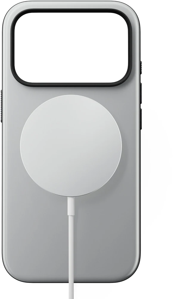 NOMAD dėklas IPHONE 18 Pro/17 Pro, suderinamas su MagSafe (Sport Case), mėnulio pilka