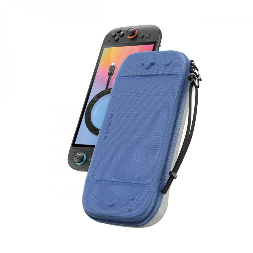 AmazingThing PlayShield EDC apsauginis dėklas skirtas Nintendo Switch 2 – mėlynos spalvos