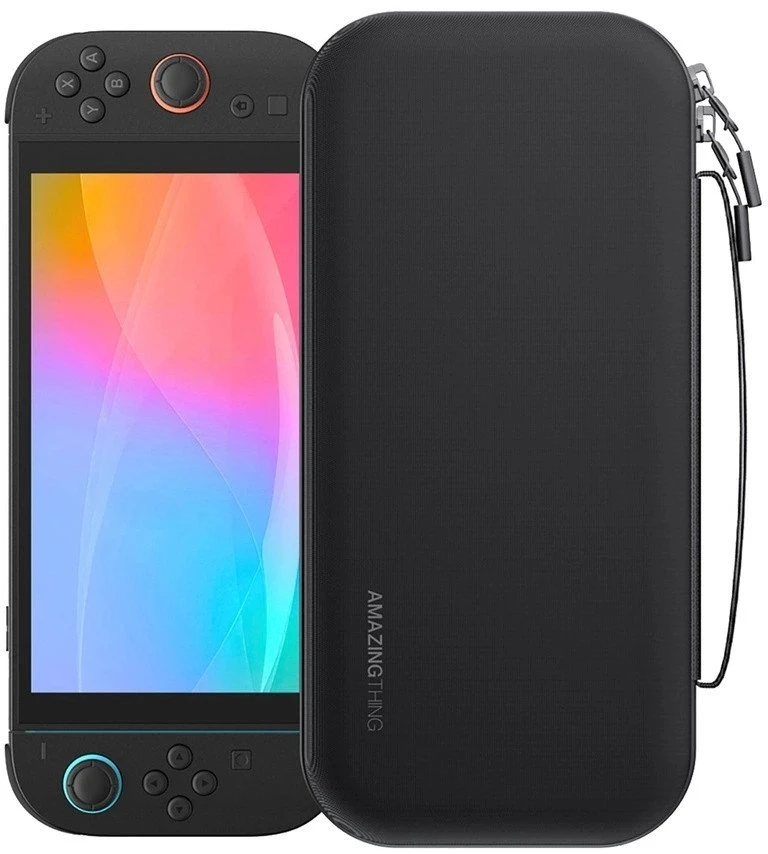 AmazingThing PlayShield Pack Kit dėklas skirtas Nintendo Switch 2 – juodos spalvos