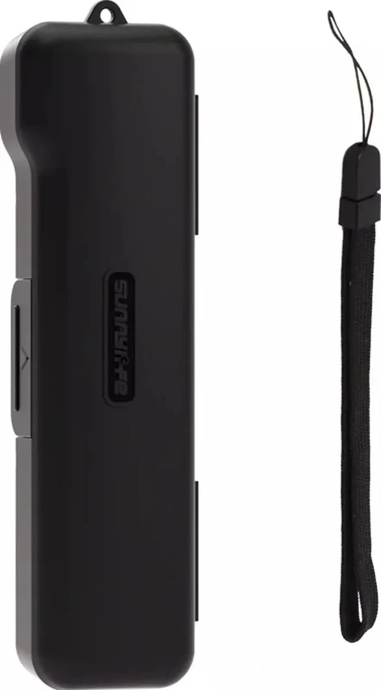 „Sunnylife“ apsauginis dėklas su dirželiu, skirtas „Osmo Pocket 3“ (juodas)