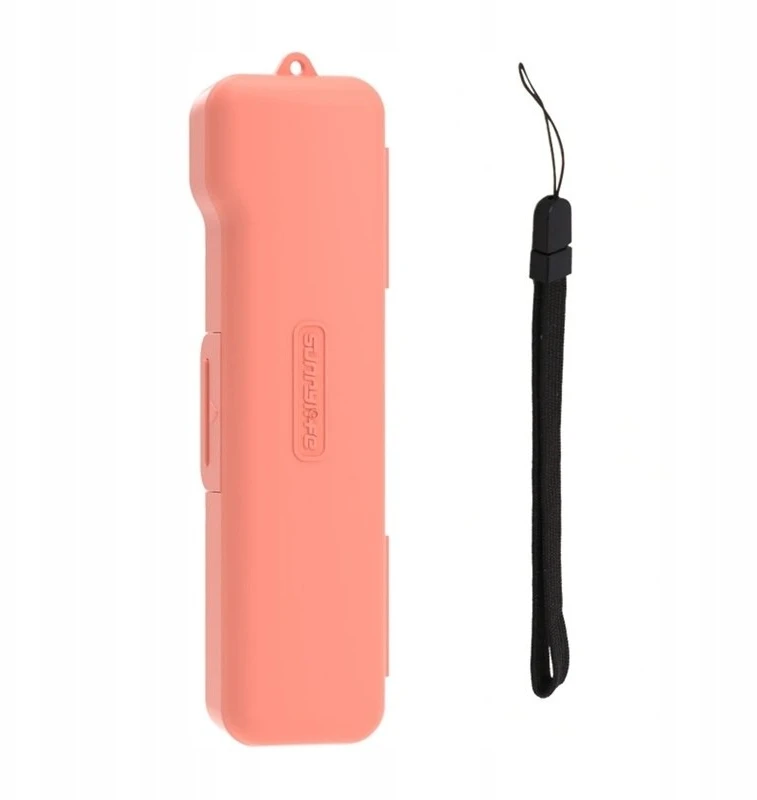 „Sunnylife“ apsauginis dėklas su dirželiu, skirtas „Osmo Pocket 3“ (rožinis)