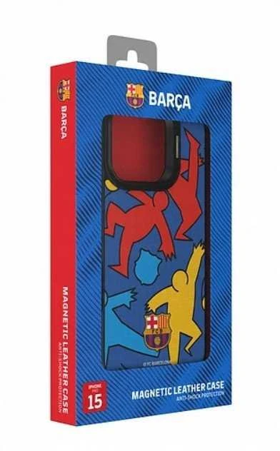 Ocpc „FC Barcelona“ dėklas, skirtas „iPhone 15 Pro“, magnetinis dėklas „MagSafe“ OFCBMCIP15PSP SP