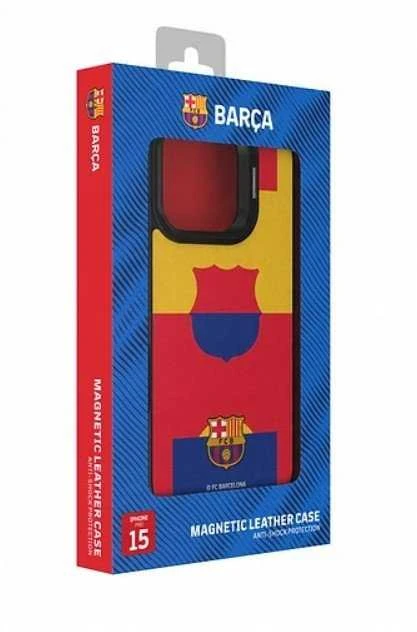 Ocpc „FC Barcelona“ dėklas, skirtas „iPhone 15 Pro“, magnetinis dėklas, „MagSafe“ OFCBMCIP15PMF MF
