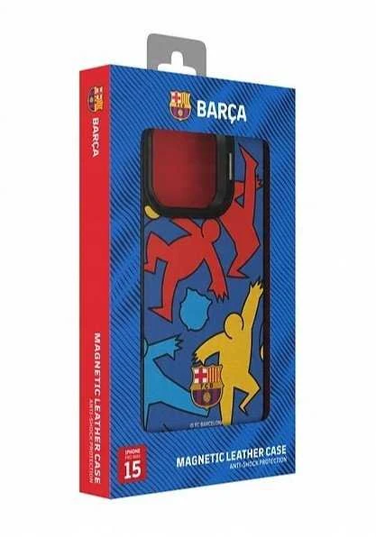 Ocpc „FC Barcelona“ dėklas, skirtas „iPhone 15 Pro Max“, magnetinis dėklas, „MagSafe“ OFCBMCIP15PMSP SP