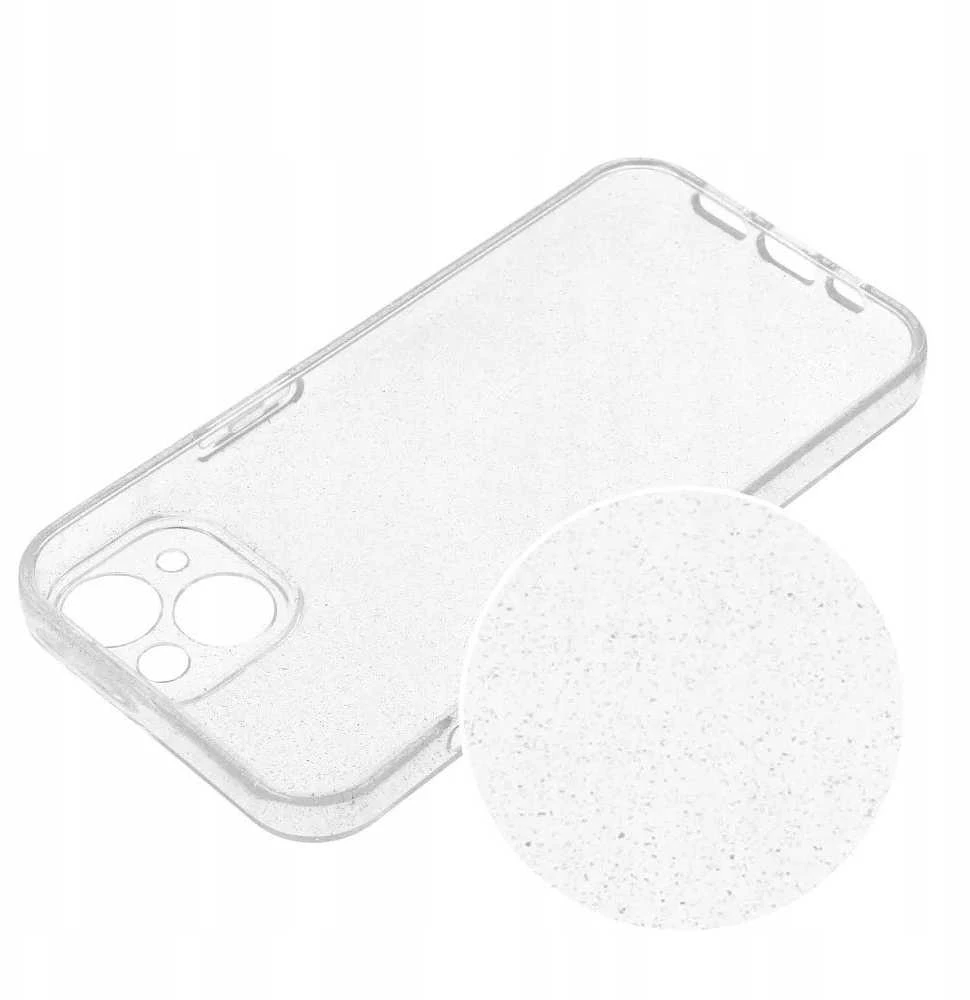 OEM dėklas, skirtas iPhone 15, skaidrus, 2 mm, mirksintis, permatomas
